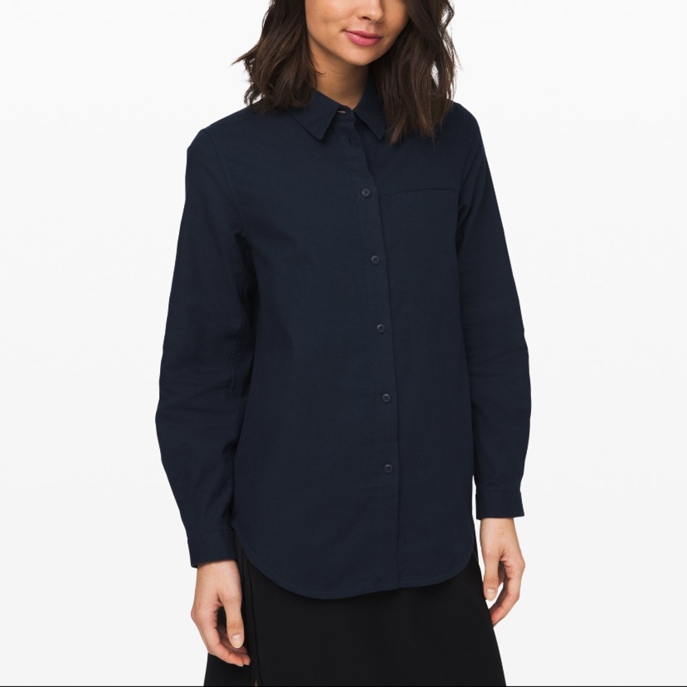 COPY - NWOT Lululemon Full Day Ahead Flannel Shirt
